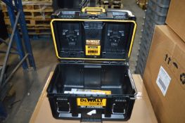 *Dewalt Tough System 2.0 DWST83470-GB Toolbox with Integral Dual Battery Charger