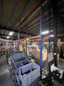 *Two Bays of Medium Duty Pallet Racking ~4m tall x 240x90cm Comprising of Three Uprights and Eight