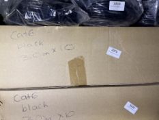 *Box of Ten 30m Black Cat 6 Cables