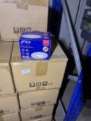 *Twelve Boxes of 12 TCP Chrome Fire Rated IP LED Downlights