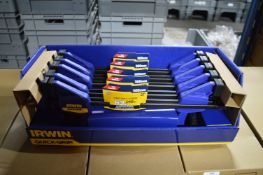 *Five Pairs of Irwin 300mm 12” Quick Grip Clamps