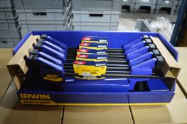 *Five Pairs of Irwin 300mm 12” Quick Grip Clamps