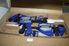 *Pair of Irwin 12” 300mm Heavy Duty Clamps
