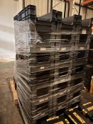 *Thirty-Five Stackable Plastic Crates