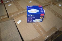 *48x White TCP IP65 Fire Rated LED Downlights