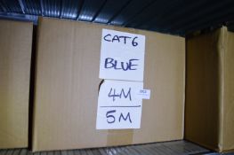 *Box of 4m to 5m Blue Cat 6 Patch Cables