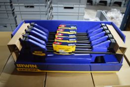 *Five Pairs of Irwin 300mm 12” Quick Grip Clamps