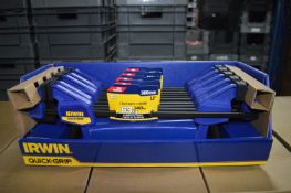 *Five Pairs of Irwin 300mm 12” Quick Grip Clamps