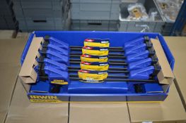 *Five Pairs of Irwin 300mm 12” Quick Grip Clamps