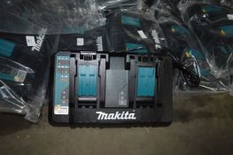 *Makita DC18RD Dual Battery Charger with EU Plug