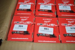 *Milwaukee M12 FIR12-0 Brushless Cordless Sub Compact Ratchet