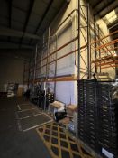 *Four Bays of Dexion Speed Lock Racking ~7m tall 270x90cm Comprising of Five Uprights and Sixteen