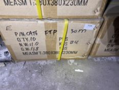 *Box of Ten 30m Blue Cat 6 Cables