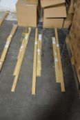 *Four Assorted Maun Steel Straight Edges