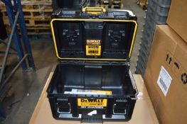 *Dewalt Tough System 2.0 DWST83470-GB Toolbox with Integral Dual Battery Charger