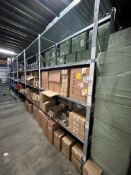 *Eight Bays of Galvanised Medium Duty Warehouse Shelving 3m tall x 175x60cm (collection by