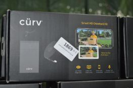*Two Curv Smart HD Doorbell Kits Google & Alexa Compatible