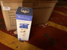 *Box of Twenty-Five Triton Blue 700ml Water Bottles with Fruit Infusers