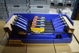 *Five Pairs of Irwin 300mm 12” Quick Grip Clamps