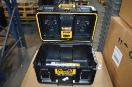 *Dewalt Tough System 2.0 DWST83470-GB Toolbox with Integral Dual Battery Charger