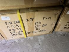 *Box of Fifty 5m Blue Cat 6 Cables