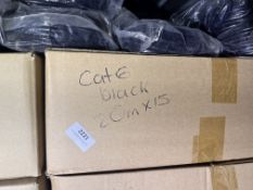 *Box of Fifteen 20m Black Cat 6 Cables