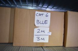 *Box of 2m to 3m Blue Cat 6 Patch Cables