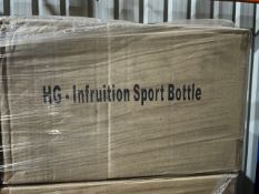 *Six Boxes of Twenty-Five Triton Blue 700ml Water Bottles with Fruit Infusers