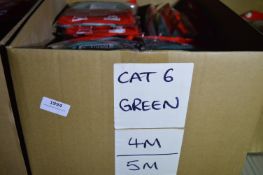 *Box of 4m to 5m Green Cat 6 Patch Cables