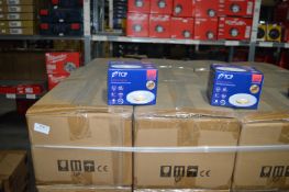 *72x White TCP IP65 Fire Rated LED Downlights