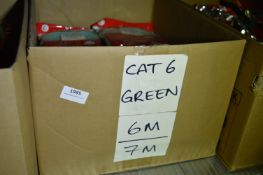 *Box of 6m to 7m Green Cat 6 Patch Cables
