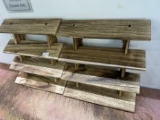 *Two Four Tier Graduated Display Stands