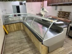 *Eurocryor L-Shape Butcher’s Refrigerated Serve Over Counter 400x250cm