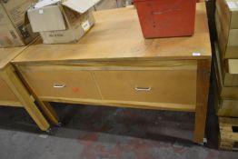 *150 x 100cm Rectangular Wood Topped Table with Fo