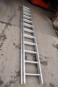 *Twelve Tread Extending Ladder