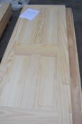 *Four Panel Clear Pine Internal Door 2032mm x 813mm
