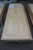 *Four Panel Clear Pine Internal Door 1981mm x 686m