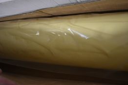 Roll of Approx 130cm x 50m Yellow Vinyl