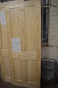 *Four Panel Clear Pine Fire Internal Door 1981mm x