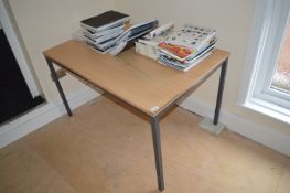 *Table/Desk 80cm D, 120cm W + 71cm T.