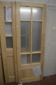 *Two Panel Clear Pine Six Light Internal Door 1981