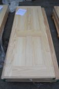 *Four Panel Knotty Pine Internal Door 1981mm x 838mm
