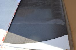 *Encore Bow End Breakfast Bar Slimline Espresso Glass 2400x900x27mm