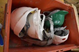 Box Containing Quantity of Assorted Hard Hats