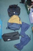 Two Backpacks plus Gaiters etc