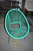 *Retro Style Basket Chair