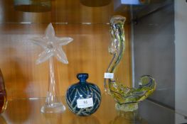 Studio Glass Vase plus Animals etc