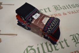 *Kiku Nordic Collection 4 Pack Boot Socks Size 7-11