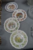 Four Brambly Edge Royal Doulton Four Season Collec