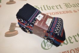 *Kiku Nordic Collection 4 Pack Boot Socks Size 7-11